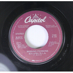 Missing Persons Walking In L.A. / Mental Hopscotch USED VINYL 7INCH 45 RPM SINGLE STEREO