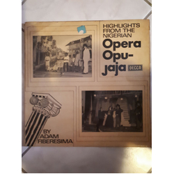 City Of London Sinfonia / The English Chorale Highlights From The Nigerian Opera Opu-Jaja Vinyl LP USED