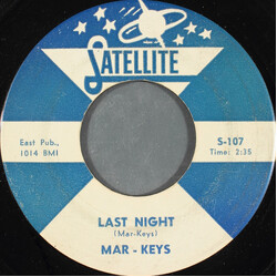 The Mar-Keys Last Night USED VINYL 7INCH SINGLE 45 RPM