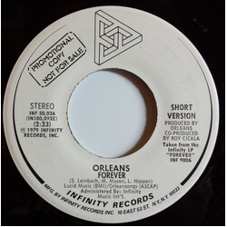 Orleans Forever USED VINYL 7INCH 45 RPM PROMO STEREO