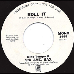 Nino Tempo & 5th Ave. Sax Roll It USED VINYL 7INCH 45 RPM PROMO STEREO MONO