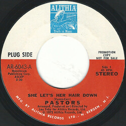 Pastors She Let's Her Hair Down USED VINYL 7INCH 45 RPM PROMO STEREO