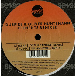 Dubfire & Oliver Huntemann Elements Remixed USED VINYL 12INCH 45 RPM REISSUE