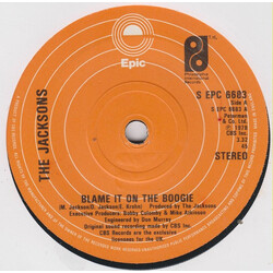 The Jacksons Blame It On The Boogie VINYL 7" USED