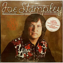 Joe Stampley Ten Songs About Her Vinyl LP USED