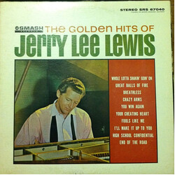 Jerry Lee Lewis The Golden Hits Of Jerry Lee Lewis Vinyl LP USED