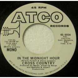Cross Country In The Midnight Hour USED VINYL 7INCH 45 RPM PROMO STEREO MONO