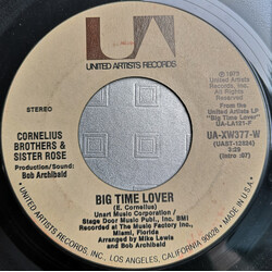 Cornelius Brothers & Sister Rose Big Time Lover USED VINYL 7INCH 45 RPM SINGLE