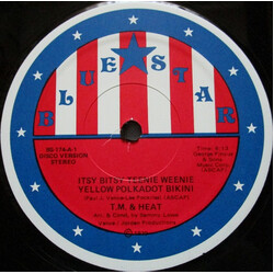 T.M. & Heat Itsy Bitsy Teenie Weenie Yellow Polkadot Bikini USED VINYL 12INCH 33 S RPM