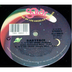 Babyface It's No Crime USED VINYL 12INCH 33 S RPM