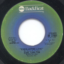 Carl Carlton Everlasting Love / I Wanna Be Your Main Squeeze USED VINYL 7INCH 45 RPM SINGLE STYRENE