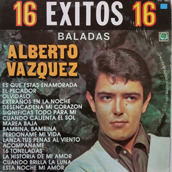 Alberto Vázquez 16 Exitos 16 Baladas Vinyl LP USED