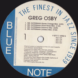 Greg Osby Mr. Gutterman Vinyl 12" USED