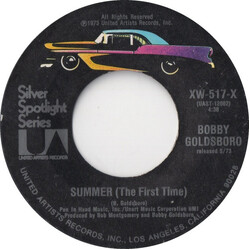 Bobby Goldsboro Summer (The First Time) / Marlena Vinyl USED