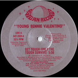 Young Bennie Valentino Get Tough (Only The Tough Survive) USED VINYL 12INCH 33 S RPM