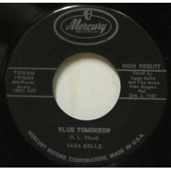 Vada Belle Blue Tomorrow USED VINYL 7INCH 45 RPM
