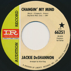 Jackie DeShannon Changin' My Mind / It's All In The Game USED VINYL 7INCH 45 RPM SINGLE PROMO