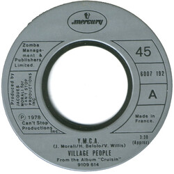 Village People Y.M.C.A. VINYL 7" USED