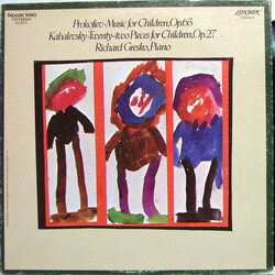 Richard Gresko / Sergei Prokofiev / Dmitry Kabalevsky Music For Children, Op.65 / Twenty-Two Pieces For Children, Op.27 Vinyl LP USED