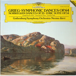 Edvard Grieg / Göteborgs Symfoniker / Neeme Järvi Symphonic Dances Op. 64 • Norwegian Dances Op. 35 • Lyric Suite Op. 54 Vinyl LP USED
