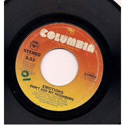The Emotions Don't Ask My Neighbors USED VINYL 7"