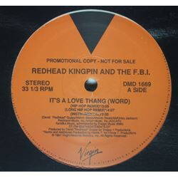 Redhead Kingpin And The FBI It's A Love Thang (Word) Vinyl 12" USED