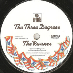 The Three Degrees The Runner VINYL 7" USED