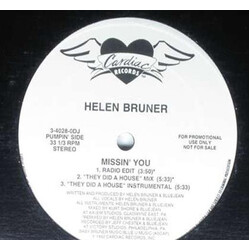 Helen Bruner Missin' You Vinyl 12" USED