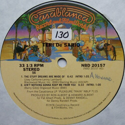 Teri Desario The Stuff Dreams Are Made Of / Ain't Nothing Gonna Keep Me From You USED VINYL 12INCH 33 S RPM SINGLE SIDED SINGLE STEREO