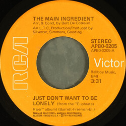 The Main Ingredient Just Don't Want To Be Lonely VINYL 7" USED