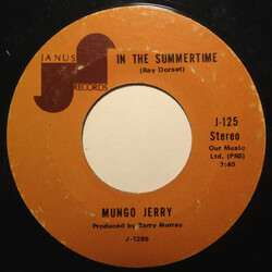Mungo Jerry In The Summertime / Mighty Man USED VINYL 7INCH 45 RPM STYRENE