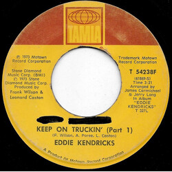 Eddie Kendricks Keep On Truckin' USED VINYL 7INCH 45 RPM SINGLE