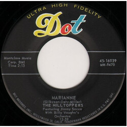 The Hilltoppers / Jimmy Sacca / Billy Vaughn And His Orchestra Marianne / To Be Alone USED VINYL 7INCH SINGLE 45 RPM