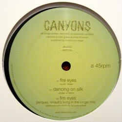 Canyons Fire Eyes USED VINYL 12INCH 45 RPM