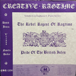 David A. Jasen The Rebel Regent Of Ragtime Vinyl LP USED