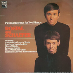 Rostal & Schaefer Popular Encores For Two Pianos Vinyl LP USED