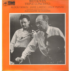 Ludwig van Beethoven / Rudolf Serkin / Jaime Laredo / Leslie Parnas Concerto In C Major For Piano, Violin, Cello And Orchestra,Op.56 ("Triple") Vinyl 