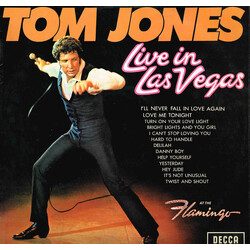 Tom Jones Live In Las Vegas Vinyl LP USED
