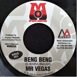 Mr. Vegas Beng Beng USED VINYL 7INCH 45 RPM