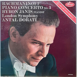 Sergei Vasilyevich Rachmaninoff / Byron Janis / The London Symphony Orchestra / Antal Dorati Piano Concerto No. 3 Vinyl LP USED