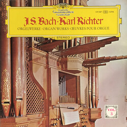 Johann Sebastian Bach / Karl Richter Orgelwerke = Organ Works = Œuvres Pour Orgue(Vol. 3) Vinyl LP USED