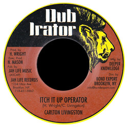 Carlton Livingston Itch It Up Operator USED VINYL 7INCH 45 RPM REISSUE