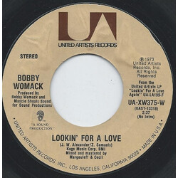 Bobby Womack Lookin' For A Love / Let It Hang Out USED VINYL 7INCH 45 RPM SINGLE STYRENE STEREO