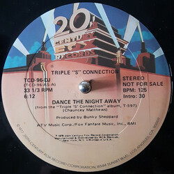 Triple S Connection Dance The Night Away USED VINYL 12INCH PROMO