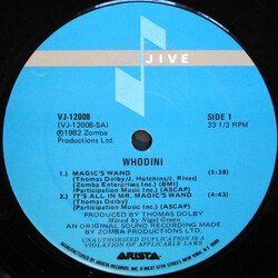 Whodini Magic's Wand USED VINYL 12INCH 33 S RPM