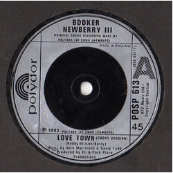 Booker Newberry III Love Town VINYL 7" USED