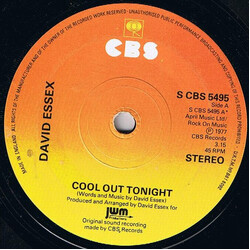 David Essex Cool Out Tonight USED VINYL 7INCH 45 RPM SINGLE