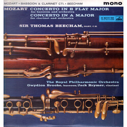 Wolfgang Amadeus Mozart / Gwydion Brooke / Jack Brymer / The Royal Philharmonic Orchestra / Sir Thomas Beecham Concerto's In B Flat Major, K.191 For B