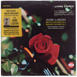 Wolfgang Amadeus Mozart / Max Bruch / Jaime Laredo / National Symphony Orchestra / Howard Mitchell Concerto No.1 / Concerto No.3 Vinyl LP USED