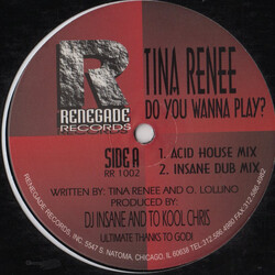 Tina Renee Do You Wanna Play? VINYL 12" USED